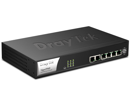 Draytek  Vigor2960 / 3 WAN / 100 SSL/VPN / IPv6 / 4G LTE / QoS